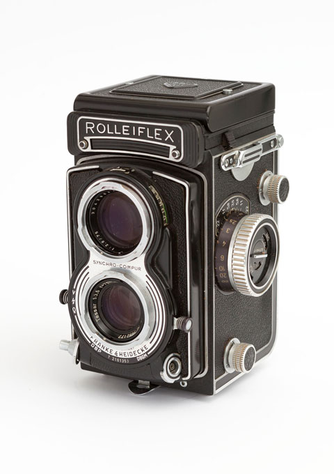 Rolleiflex, Zweiäugige Mittelformatkamera, 1960er Jahre