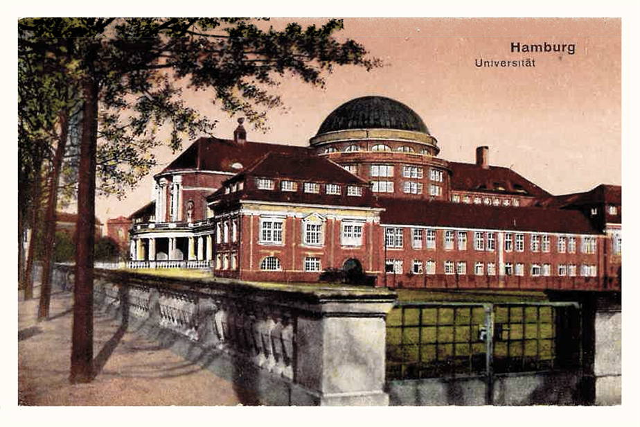 Postcard from the University´s Mainbuilding, around 1930
