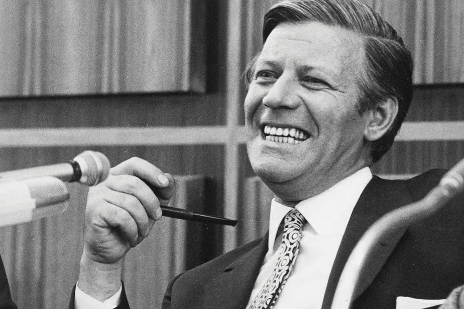 Portrait of Helmut Schmidt