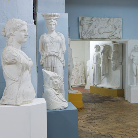 Statues from the Archaeological Institute’s plaster cast collection, 2012