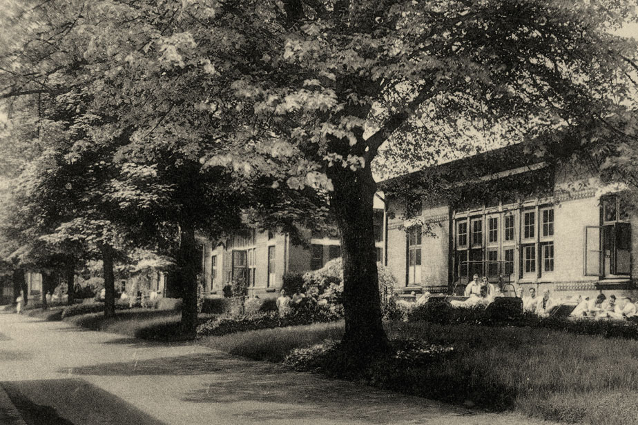 Pavilions at the Eppendorf hospital, around 1900