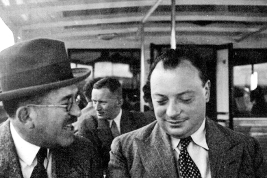 Otto Stern and Wolfgang Pauli in Zürich, ca. 1935