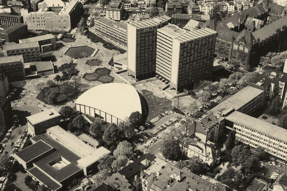 Der fertiggestellte Von-Melle-Campus, 1965